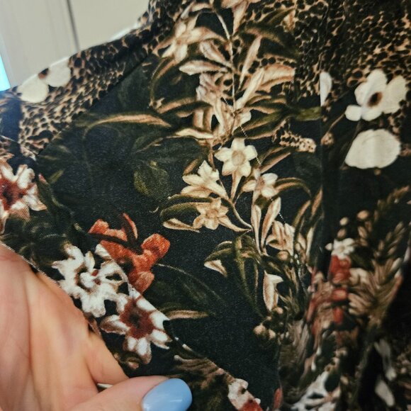 Button Up "Hawaiian" Shirt Dress - Picture 3 of 12